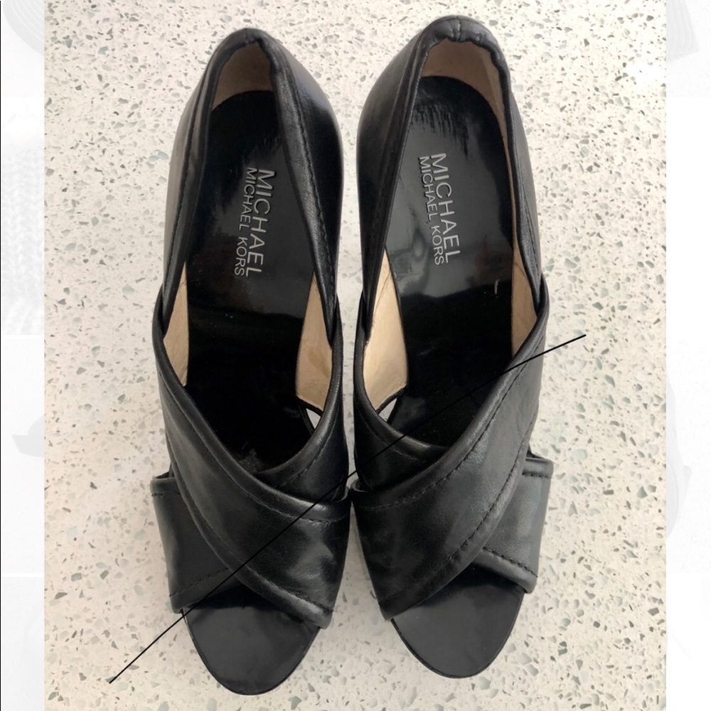 Michael Kors – Leather Platform Heel - NEW